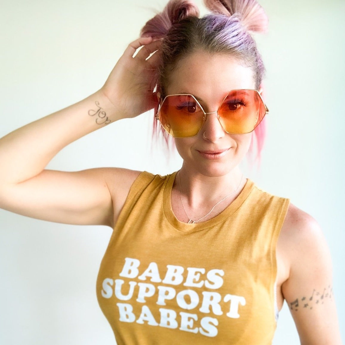Babes Support Babes - Muscle Tank-2