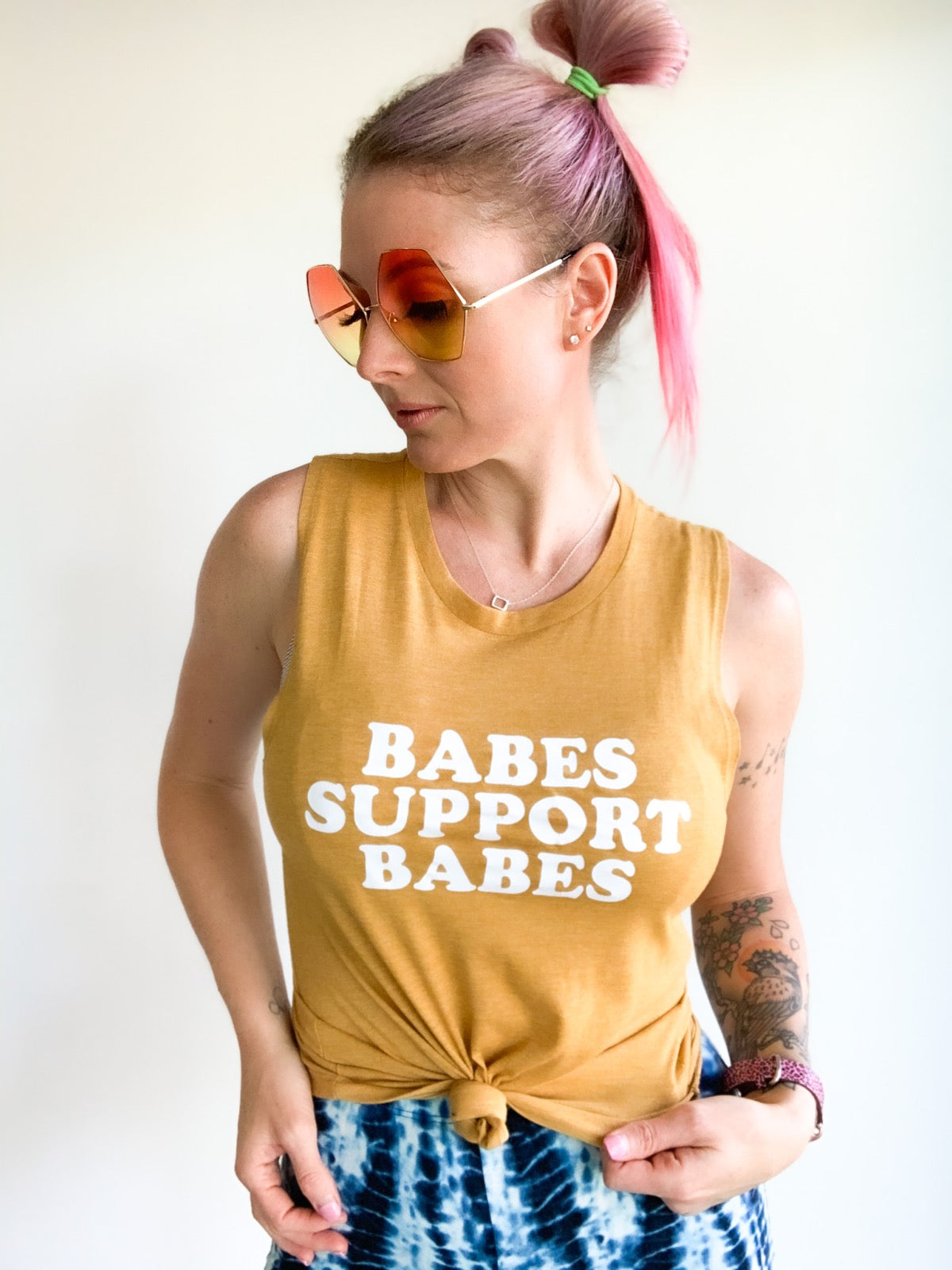 Babes Support Babes - Muscle Tank-3